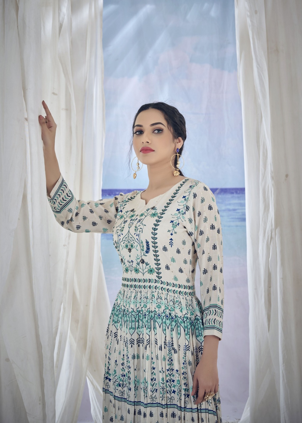 amoha kig viscose new and moderan look kurti catalog