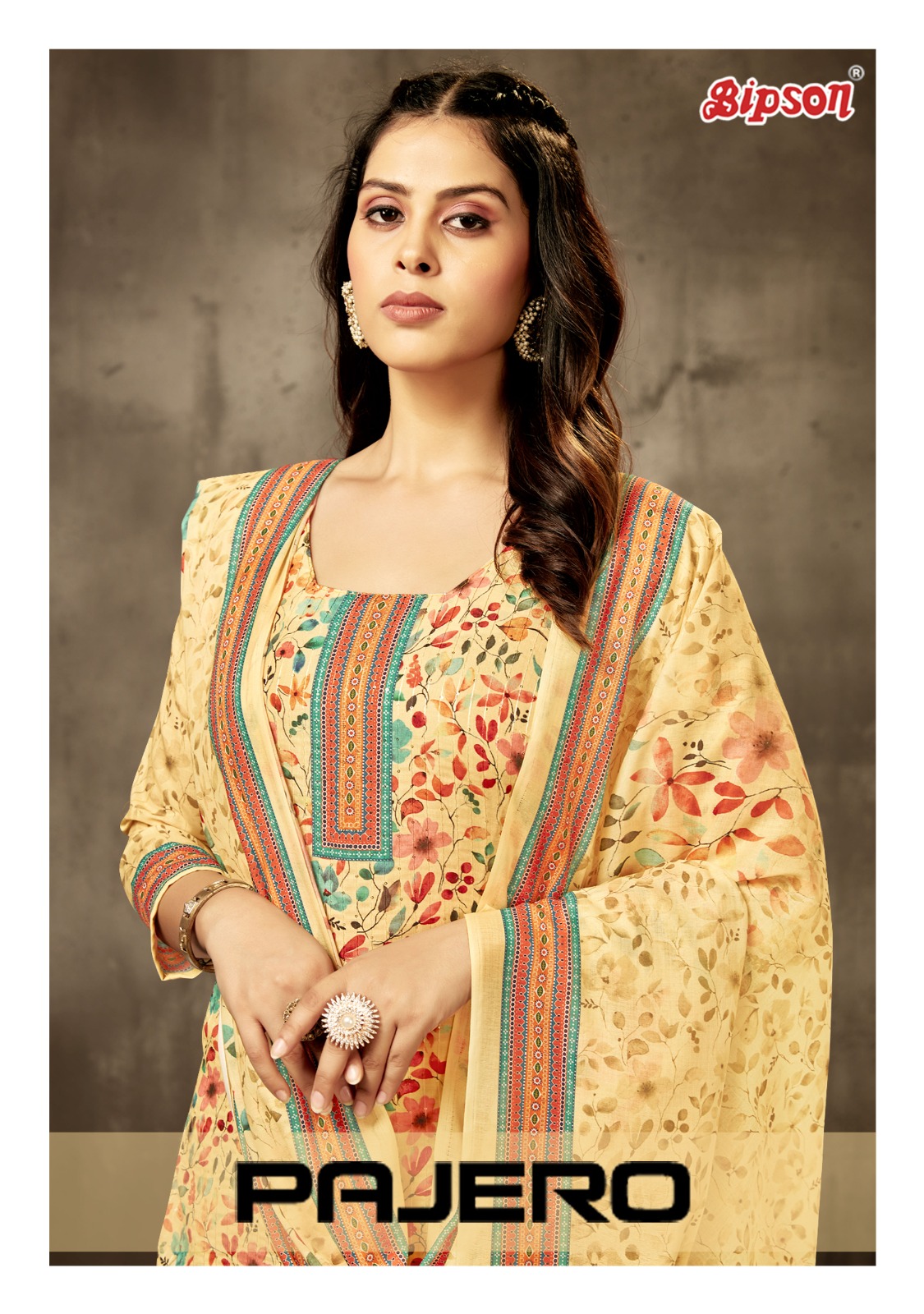 bipson pajero 2118 cotton regal look salwar suit catalog