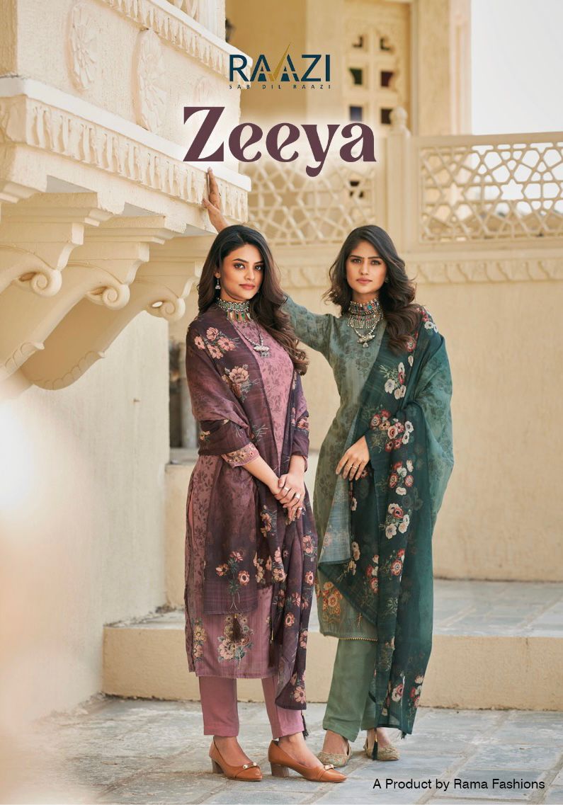 rama fashion zeeya cotton gorgeous look salwar suit catalog