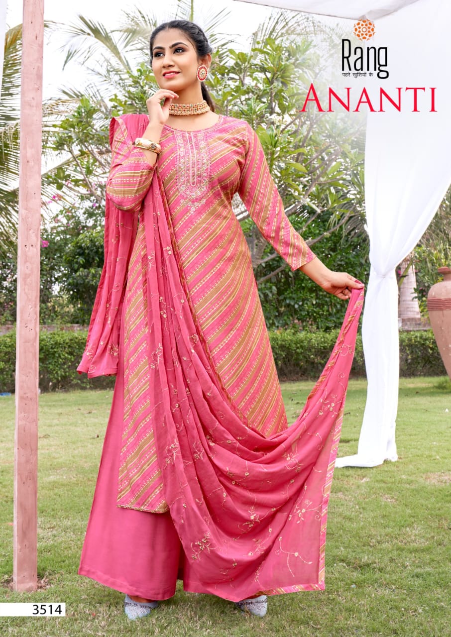 rang ananti muslin exclusive print salwar suit catalog