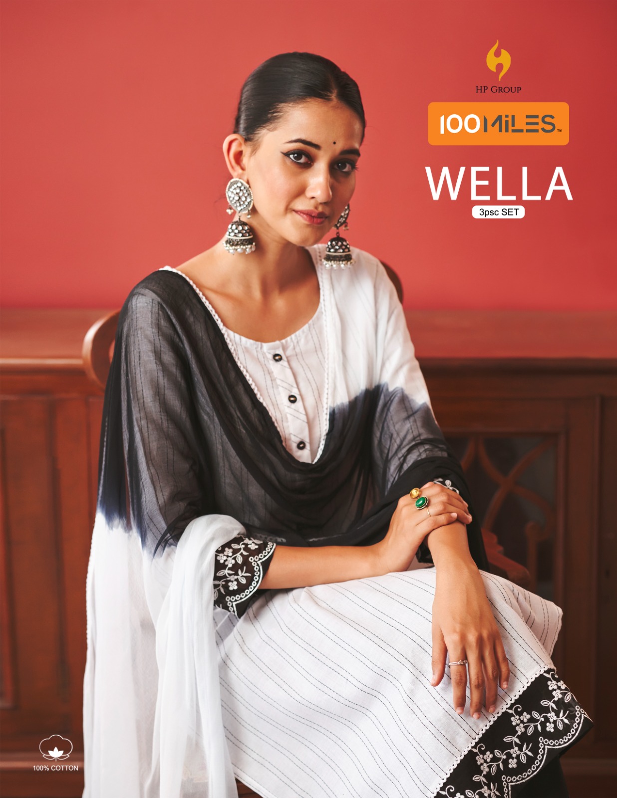 100 milles wella cotton decent look kurti pant with dupatta catalog