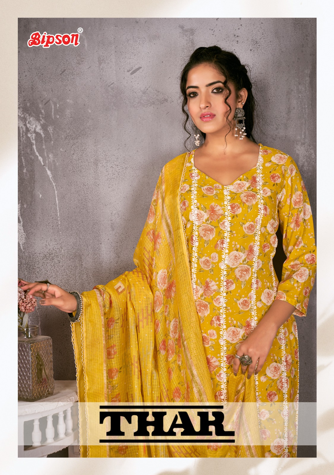 bipson prints thar 2196 cotton exclusive print salwar suit catalog