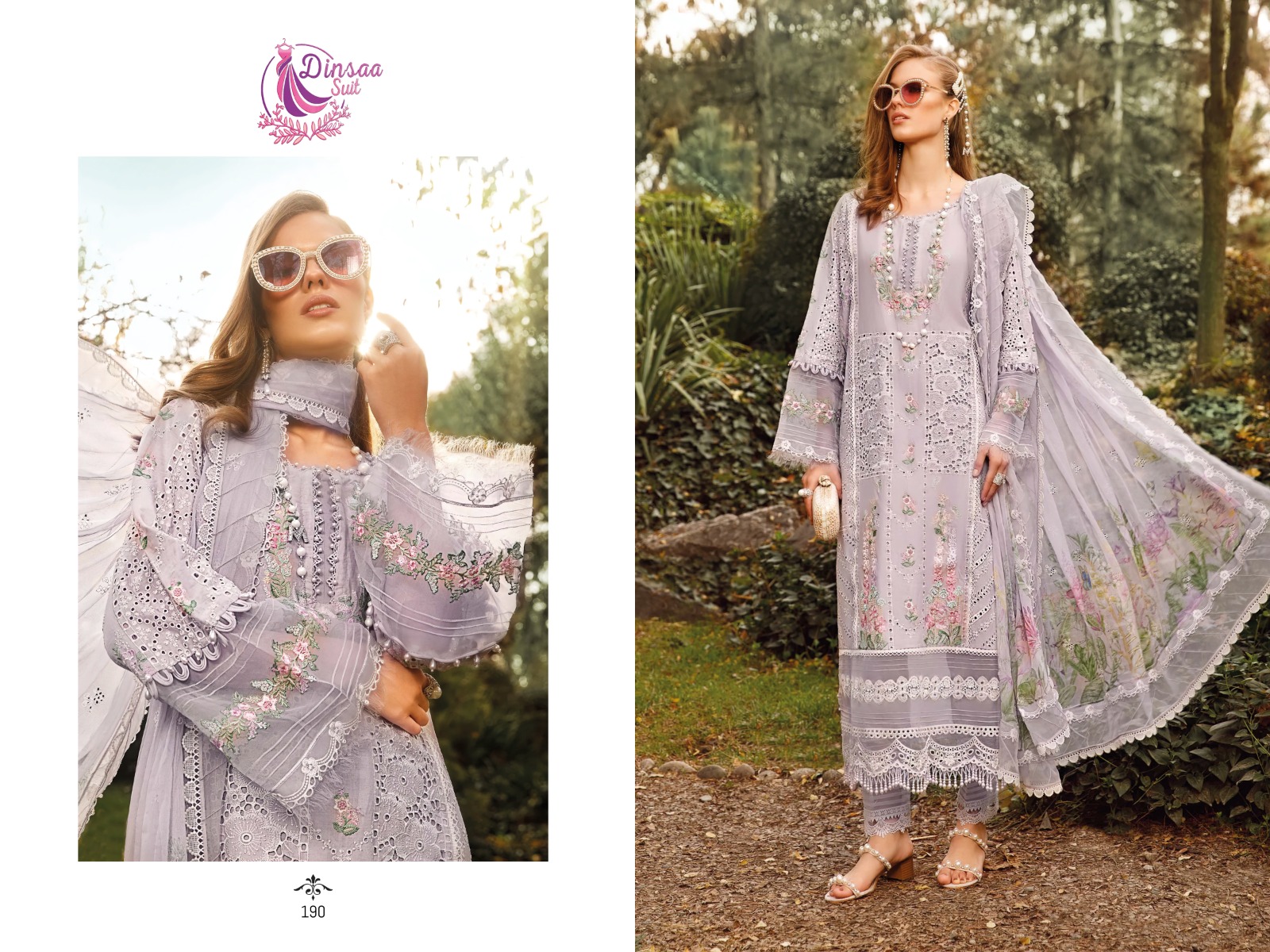 dinsaa suit DINSAA 190 Salwar Kameez Cotton Singles