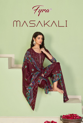 fyra alok suit masakali cotton regal look salwar suit catalog