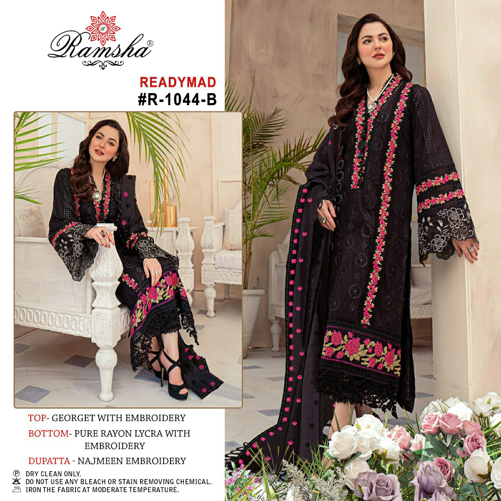 ramsha ramsha r 1044 Georgette elegant look salwar suit catalog