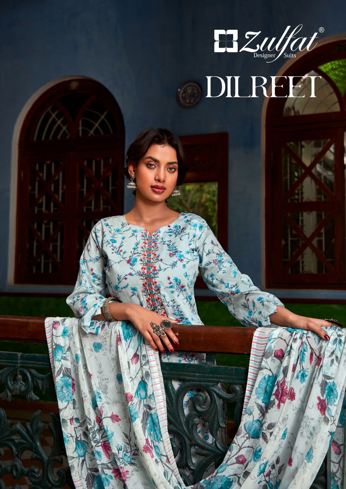 zulfat designer suits Dilreet Vol 2 jam cotton regal look salwar suit catalog