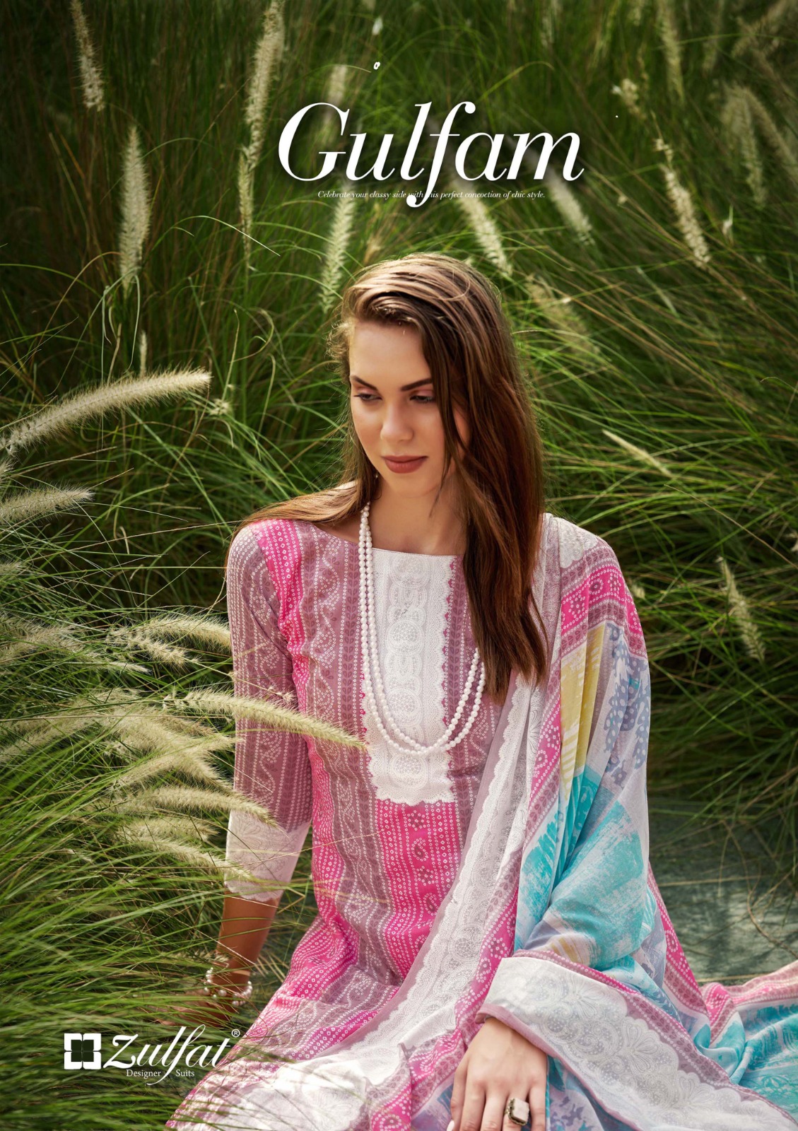 zulfat designer suits gulfam cotton regal look salwar suit catalog