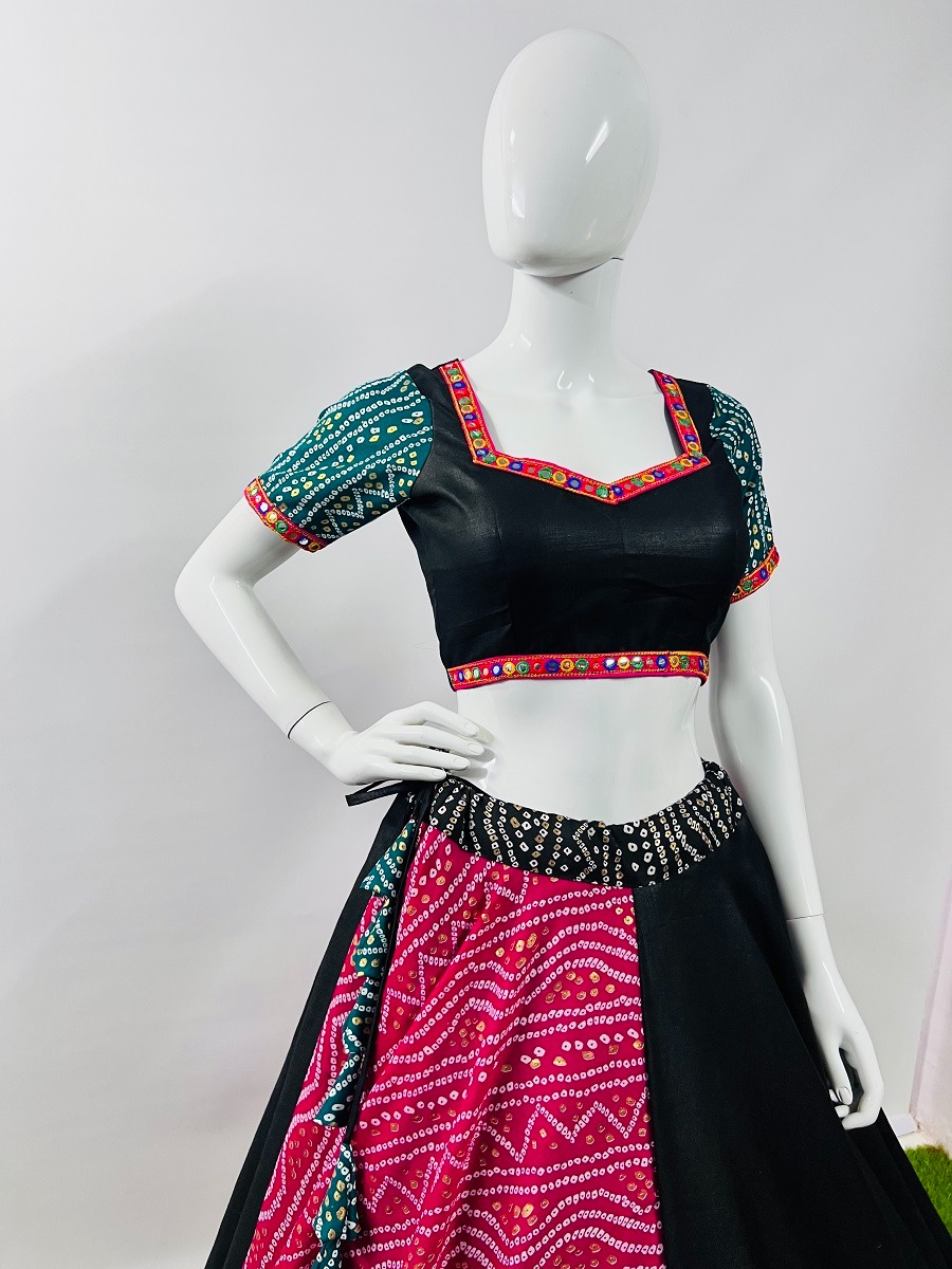 aawiya official awy 7042 cotton festive look lehenga single