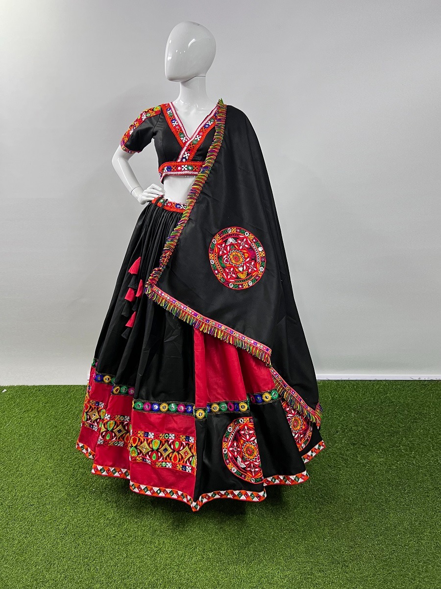 aawiya official awy 7053 cotton traditional look lehenga single