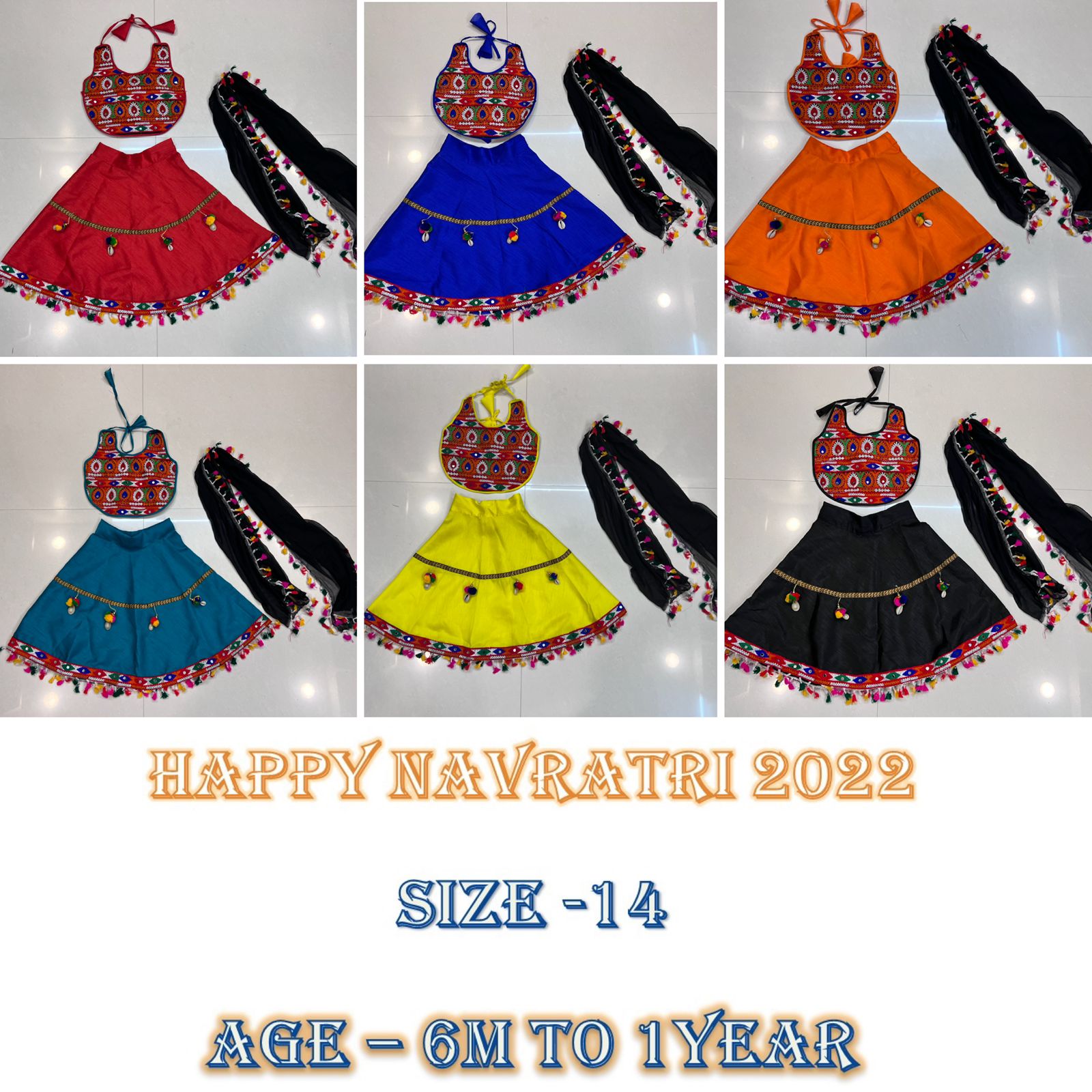 aawiya official Kids Special Navratri Garba Outfits 2023 art silk festive look lehenga catalog