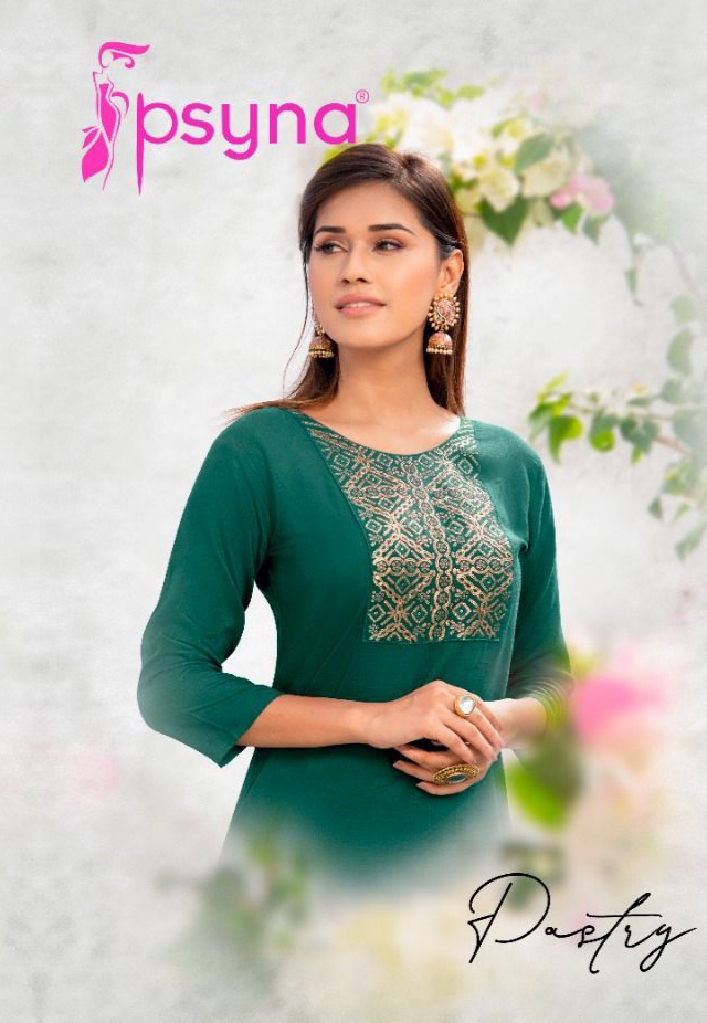 psyna pastry 2 rayon new and modern style kurti catalog