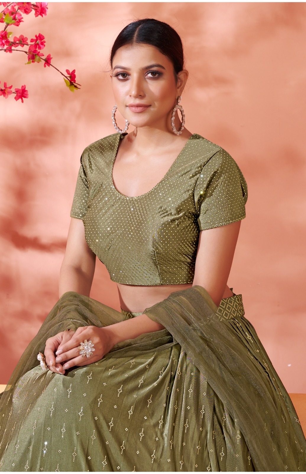 amoha trendz d no c 1916 lycra festive look lehenga catalog