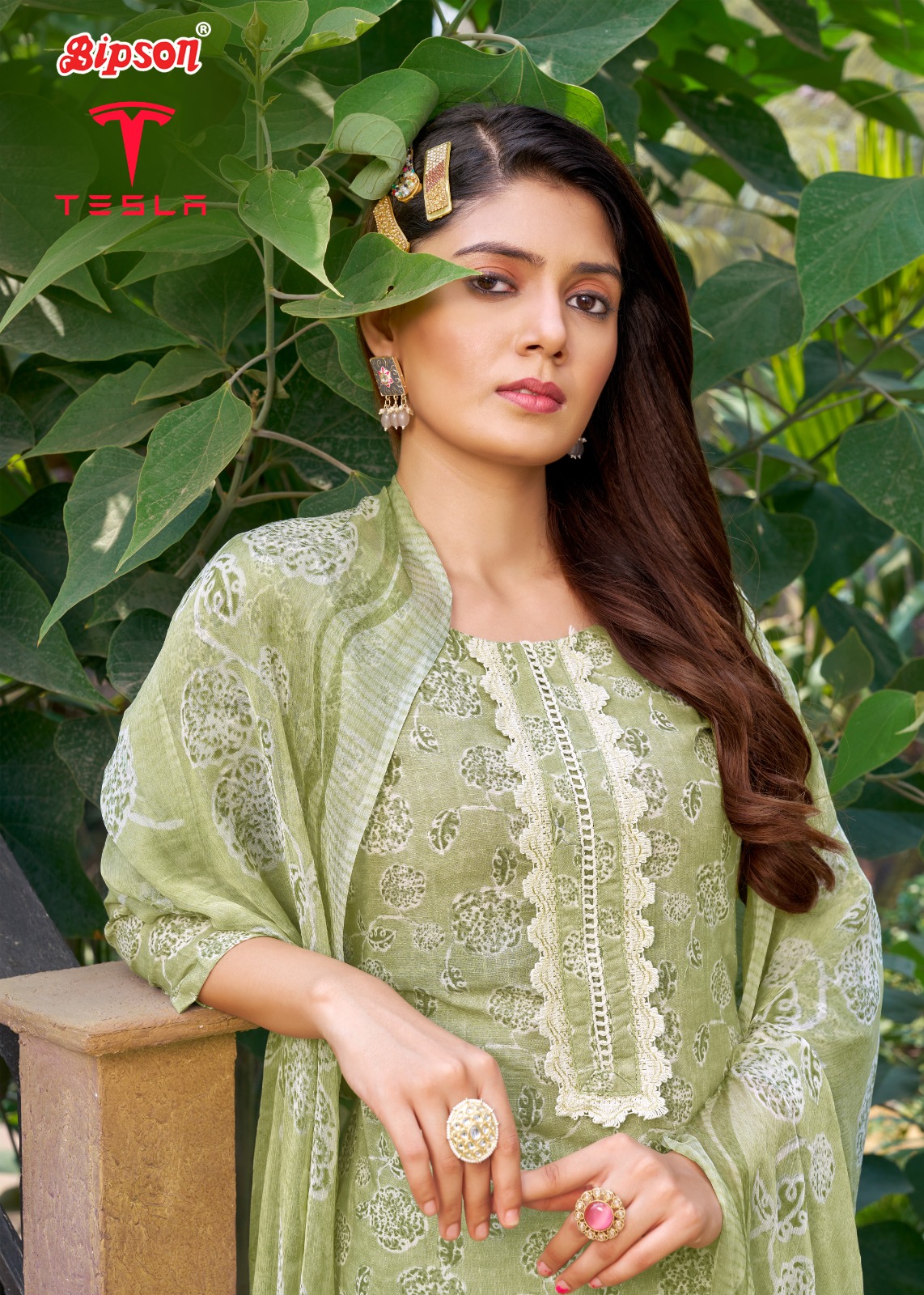 bipson tesla 2165 cotton decent look salwar suit catalog