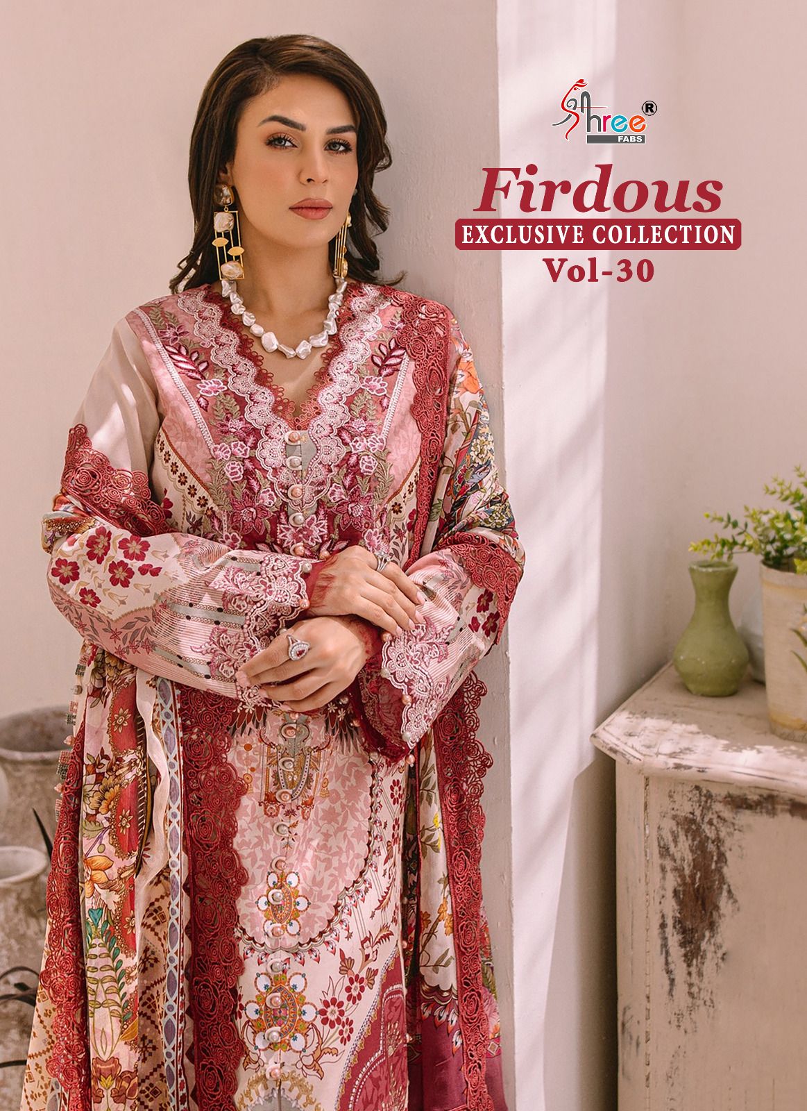 shree fabs Firdous Exclusive Collection Vol 30 cotton regal look salwar suit with cotton dupatta catalog