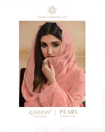 vinay fashion kaseesh pearl organza innovative look salwar suit catalog