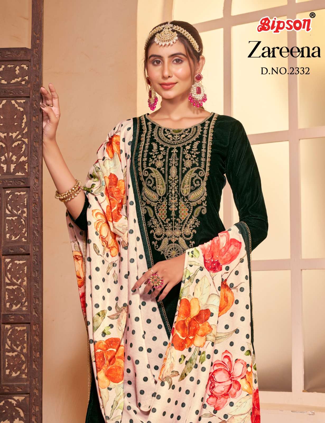 bipson zareena 2332 viscose catchy look salwar suit catalog