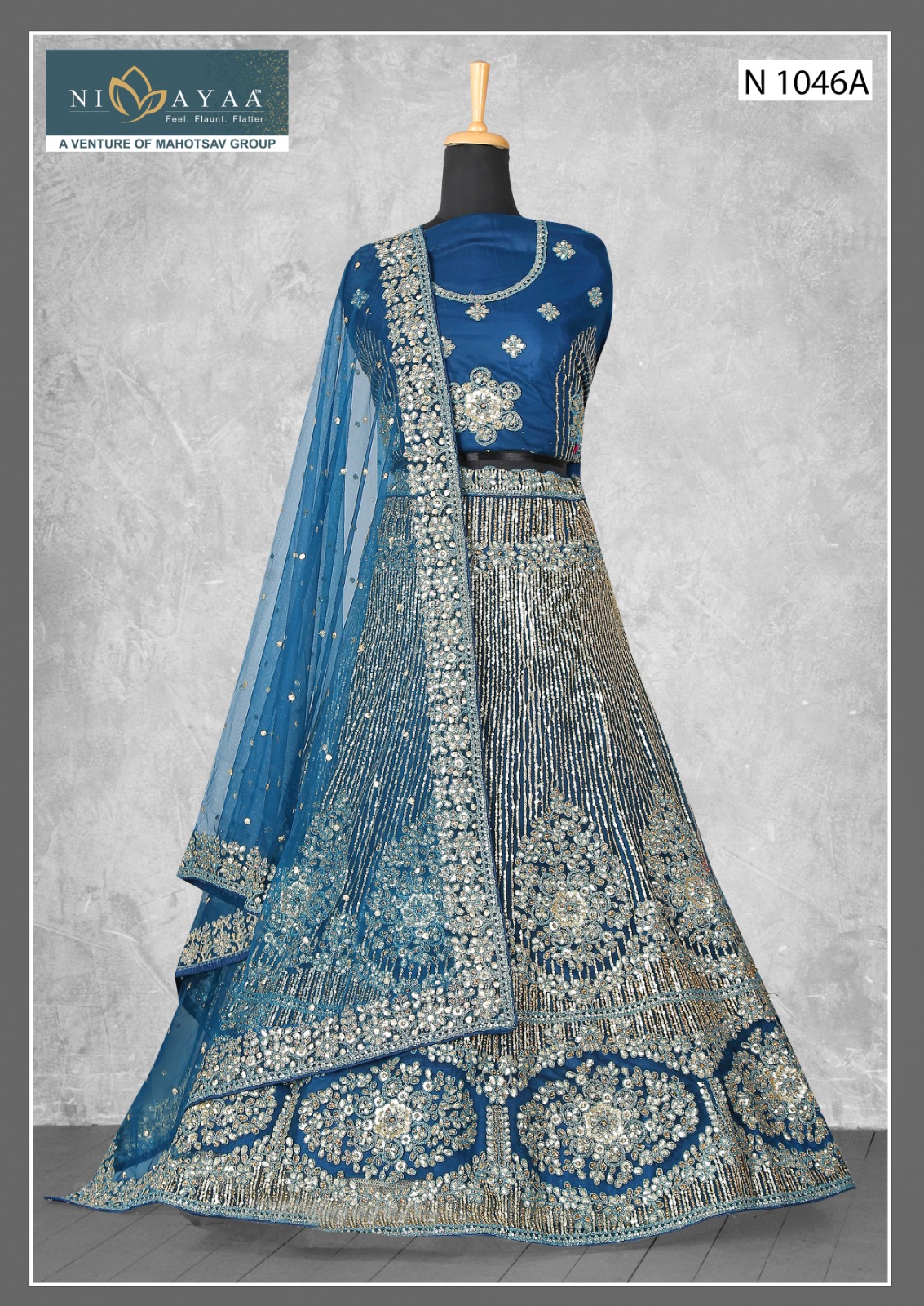 mahotsav maharani vol 1 net silk festive look lehenga catalog