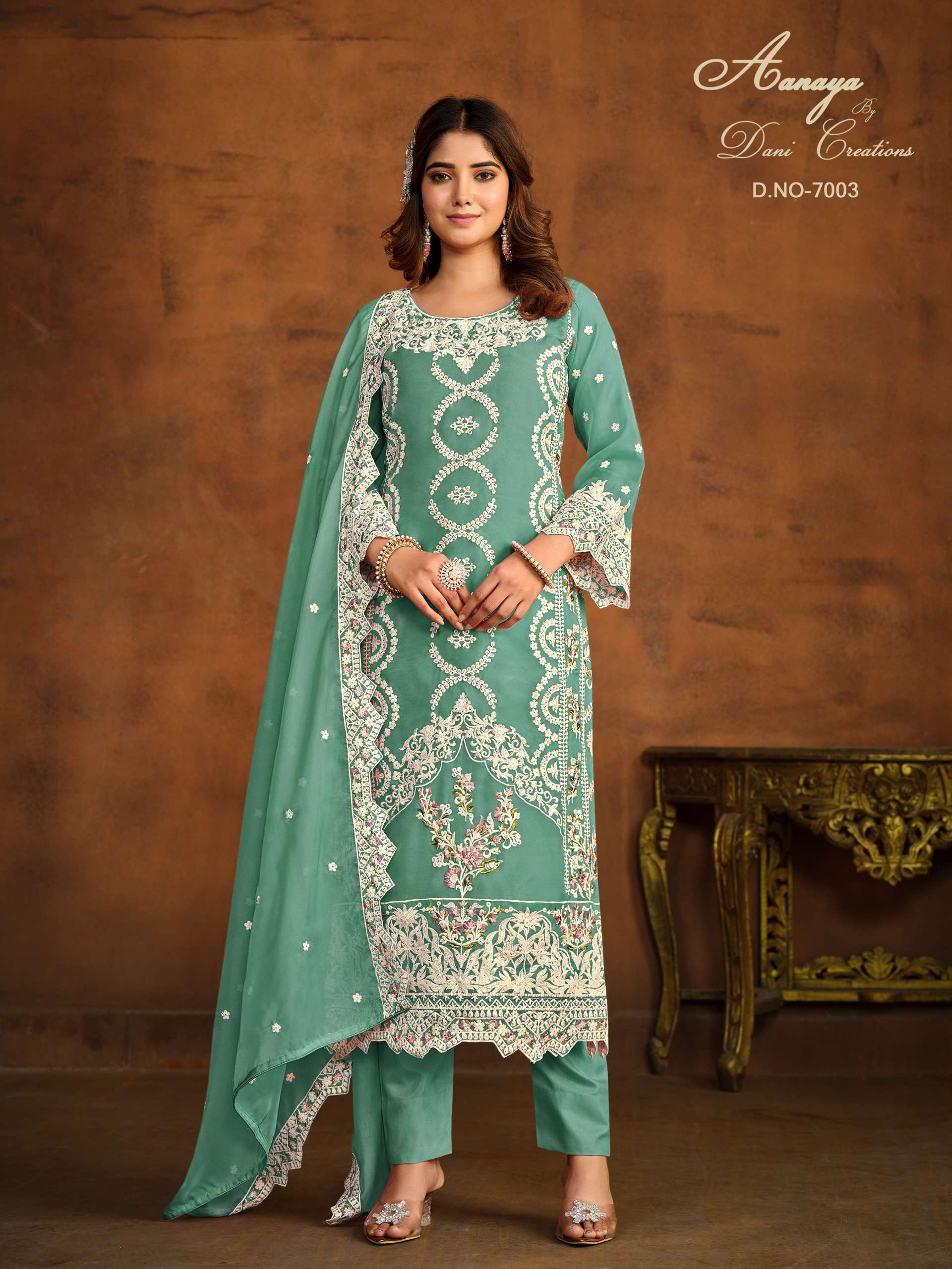 dani Aanaya Vol 170 orgenza regal look salwar suit catalog