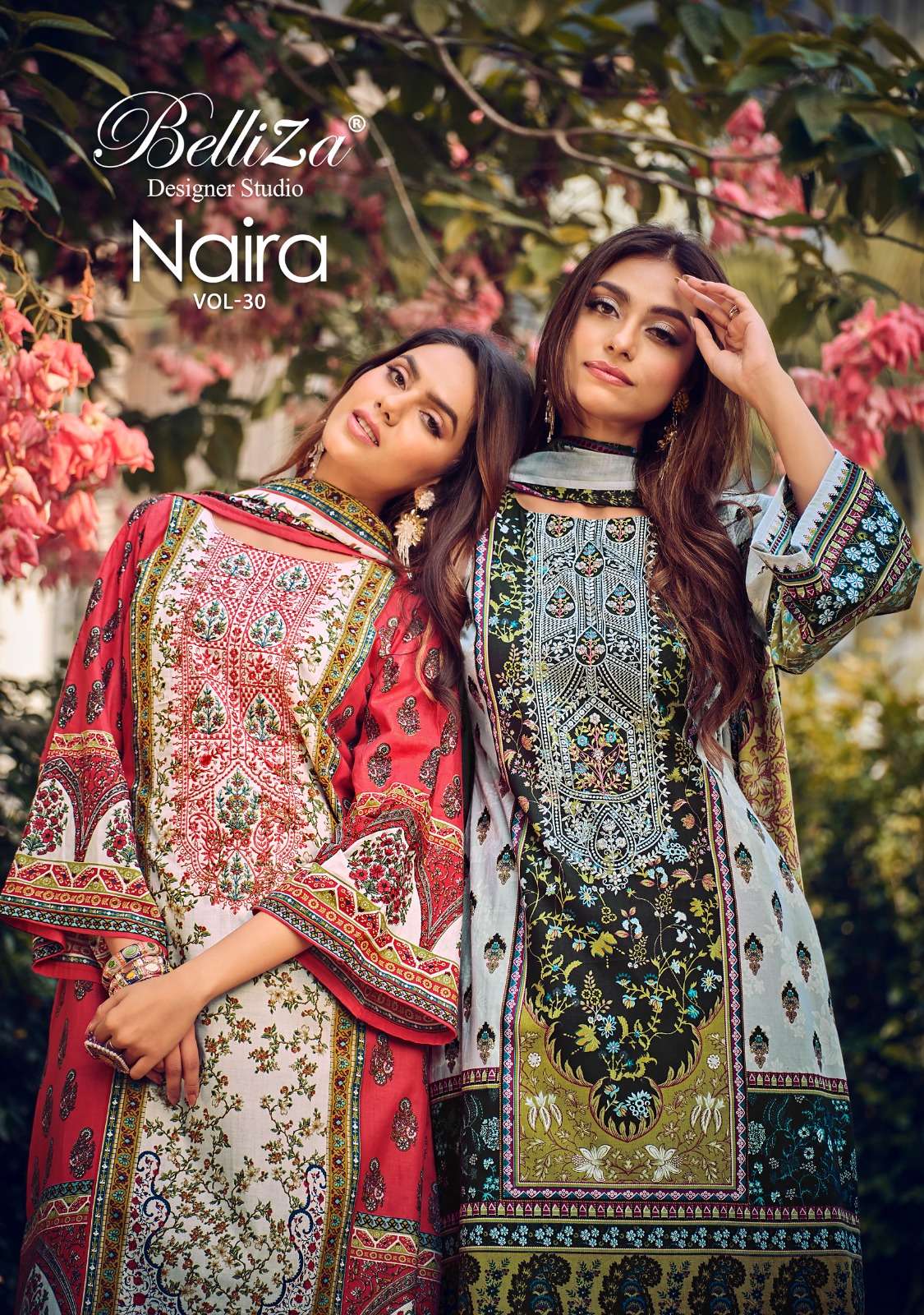 belliza designer studio  naira vol 30 cotton elegant salwar suit catalog