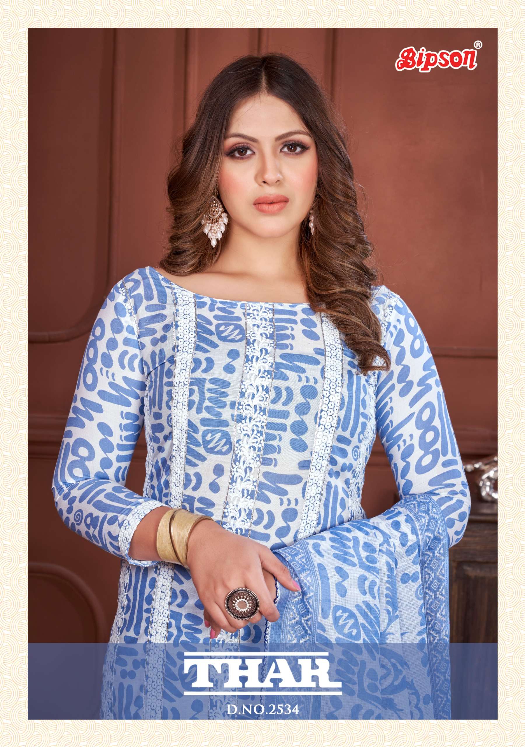 bipson thar 2534 elegant salwar suit catalog