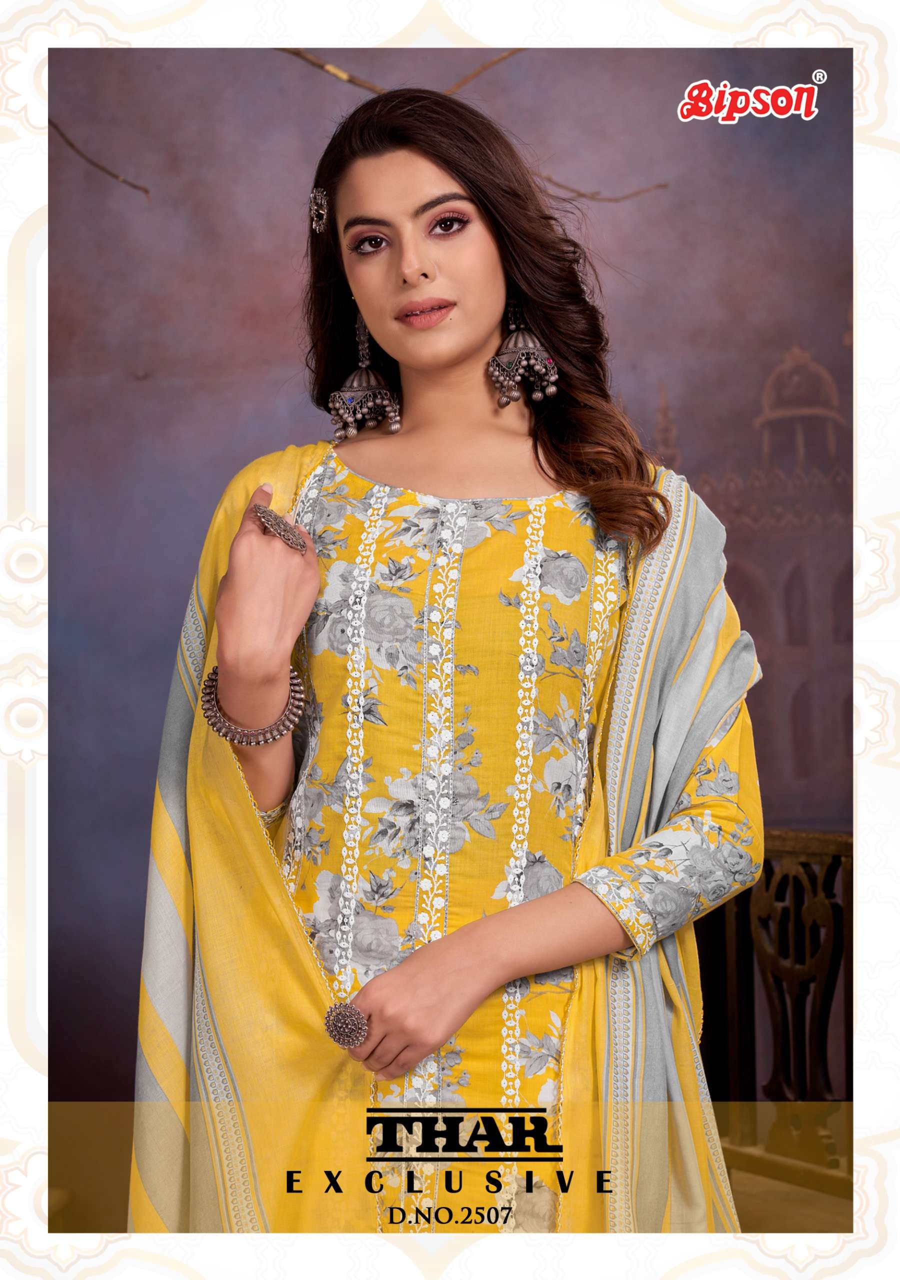 bipson thar exclusive 2507 cotton catchy look salwar suit catalog