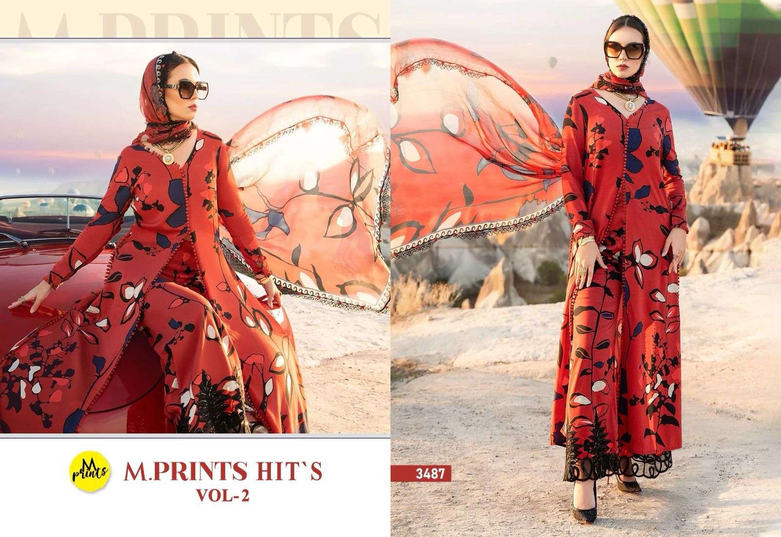 shree fabs m prints hits vol 2 rayon gorgeous look salwar suit with shiffon dupatta  catalog