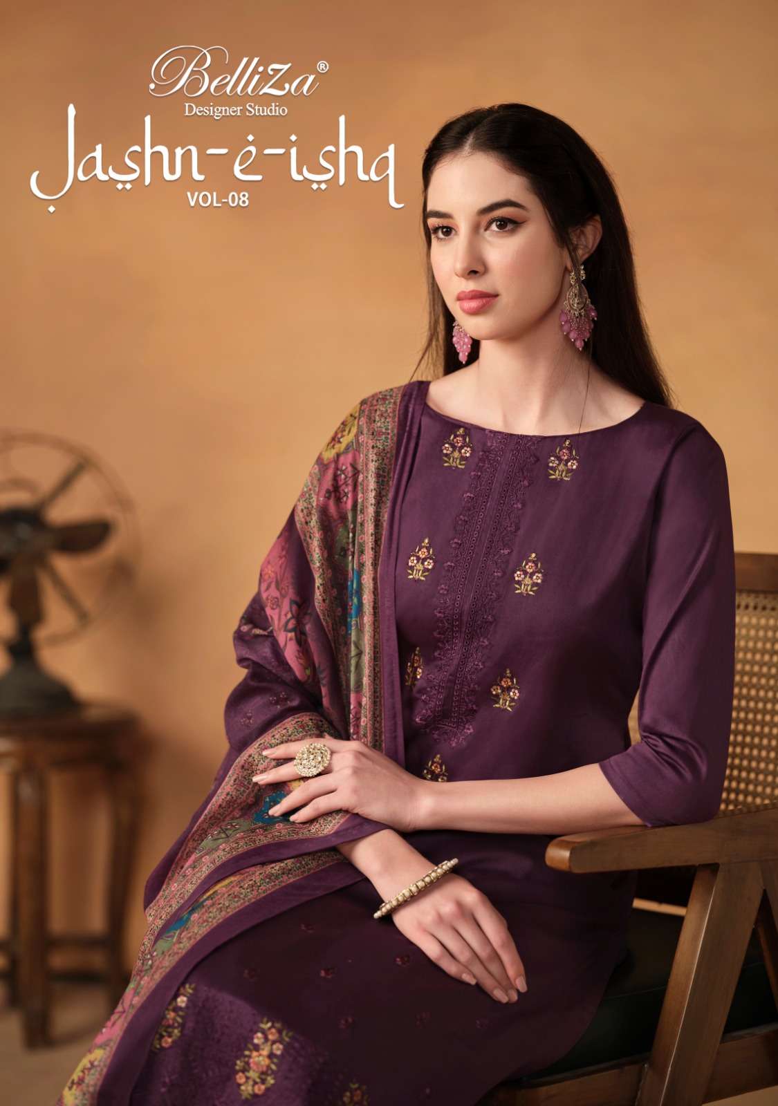 belliza designer studio jashn e ishq vol 8 jam catchy look salwar suit catalog