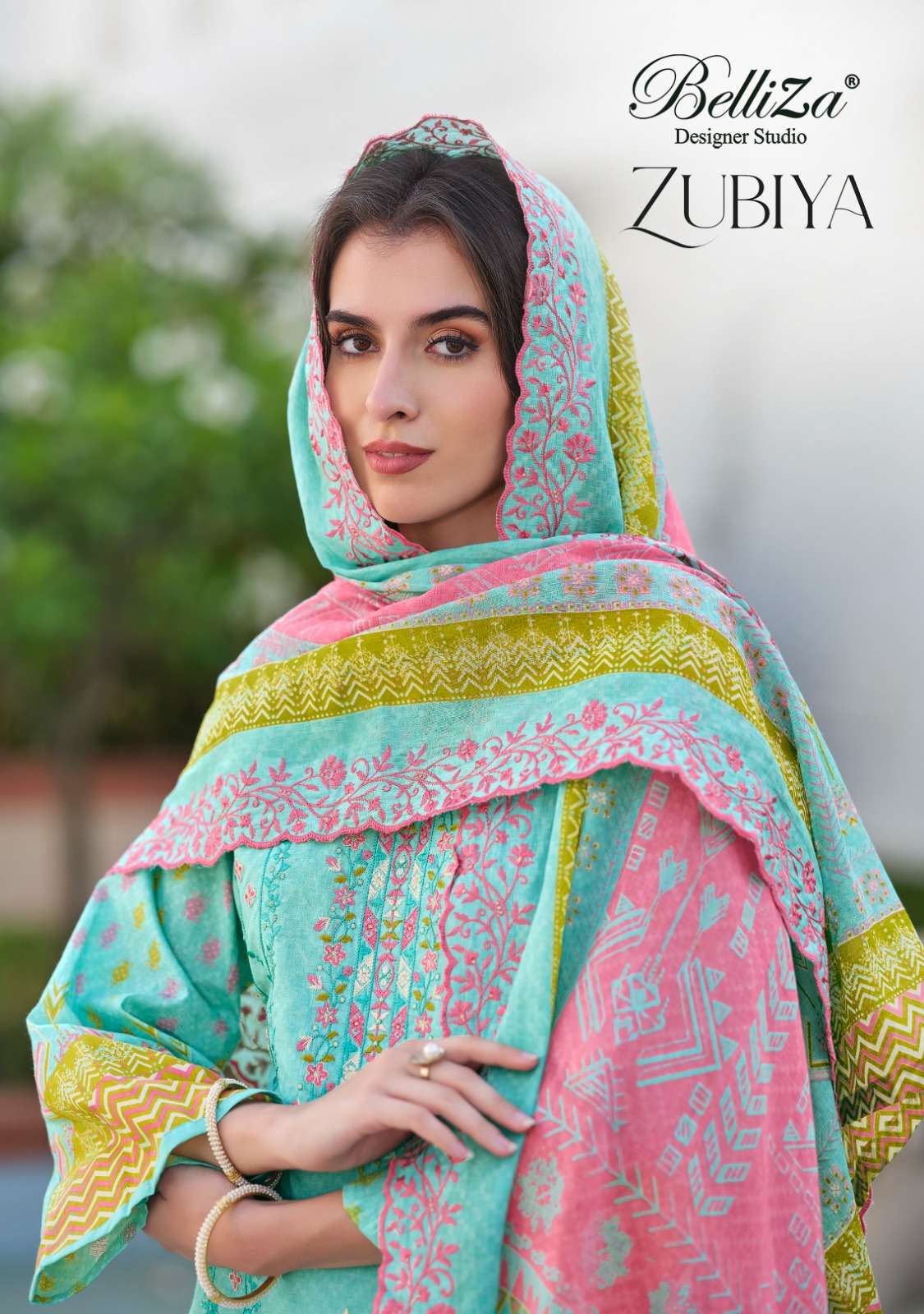 belliza designer studio zubiya cotton catchy look salwar suit catalog