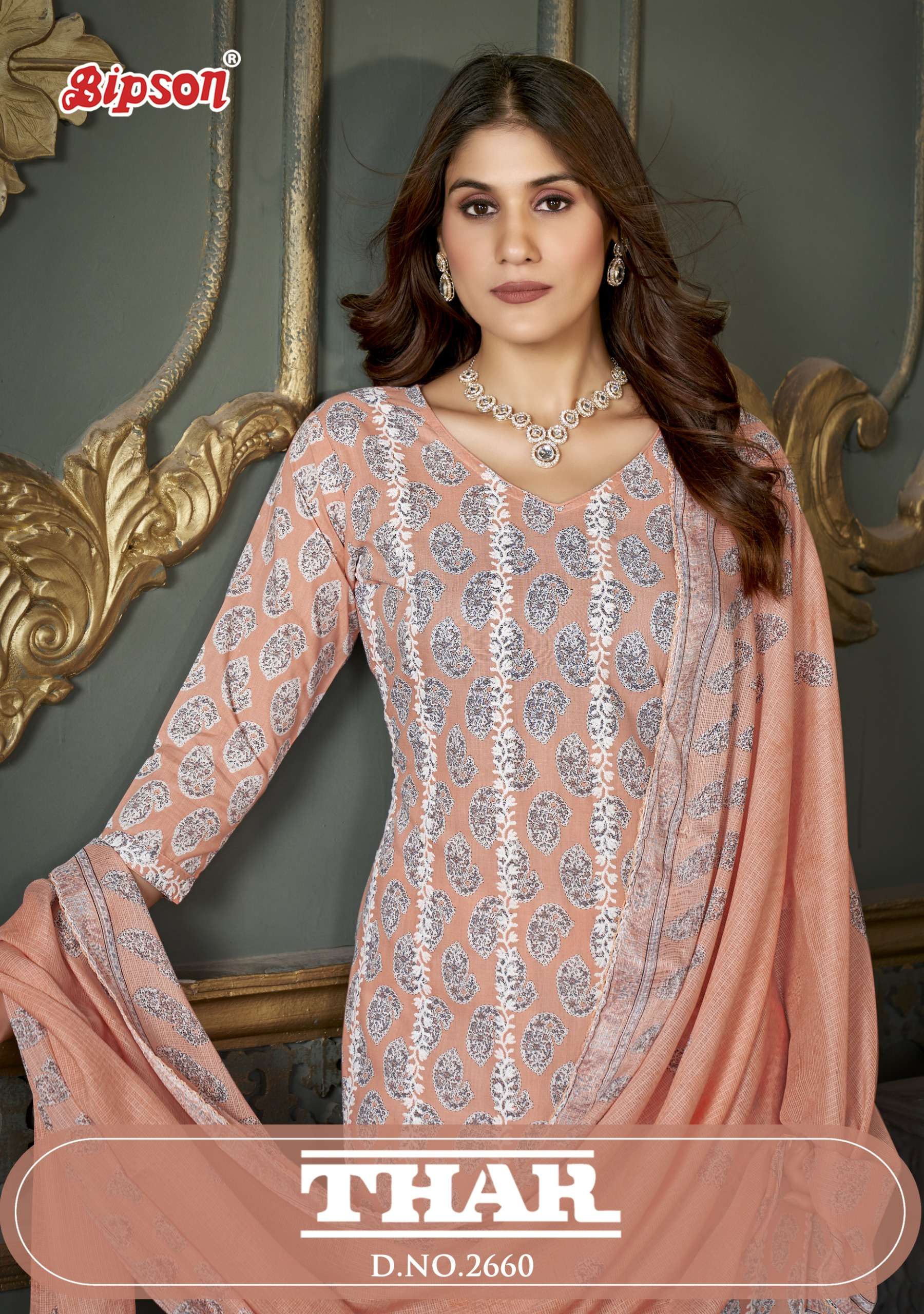 bipson thar 2660 cotton exclusive print salwar suit catalog