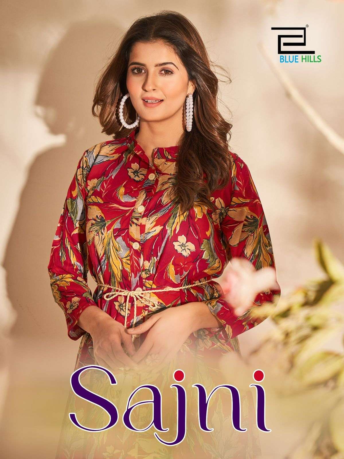 blue hills sajni rayon exclusive print kurti catalog