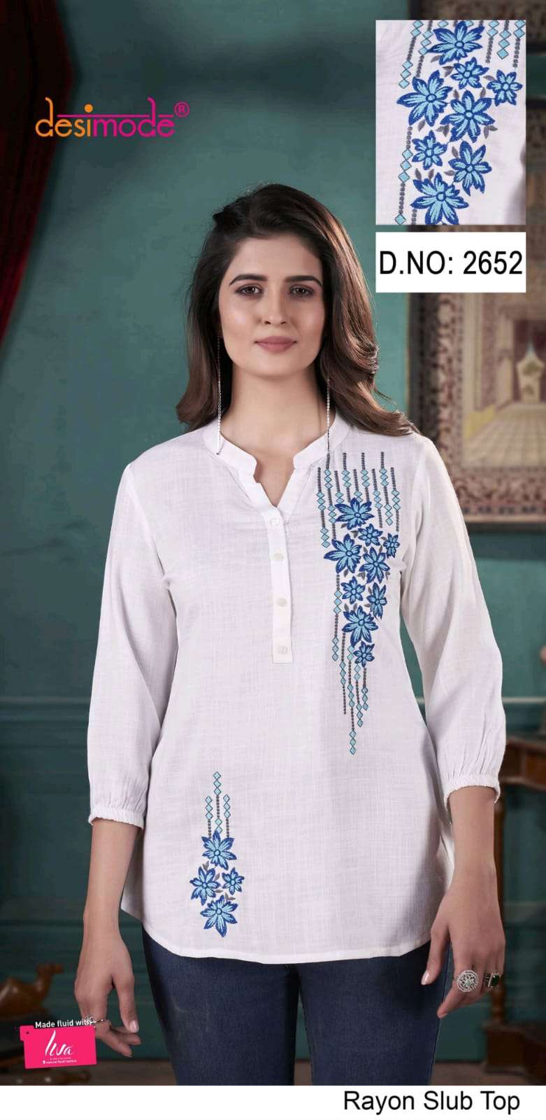 desimode pick n choose fancy innovative look kurti size set