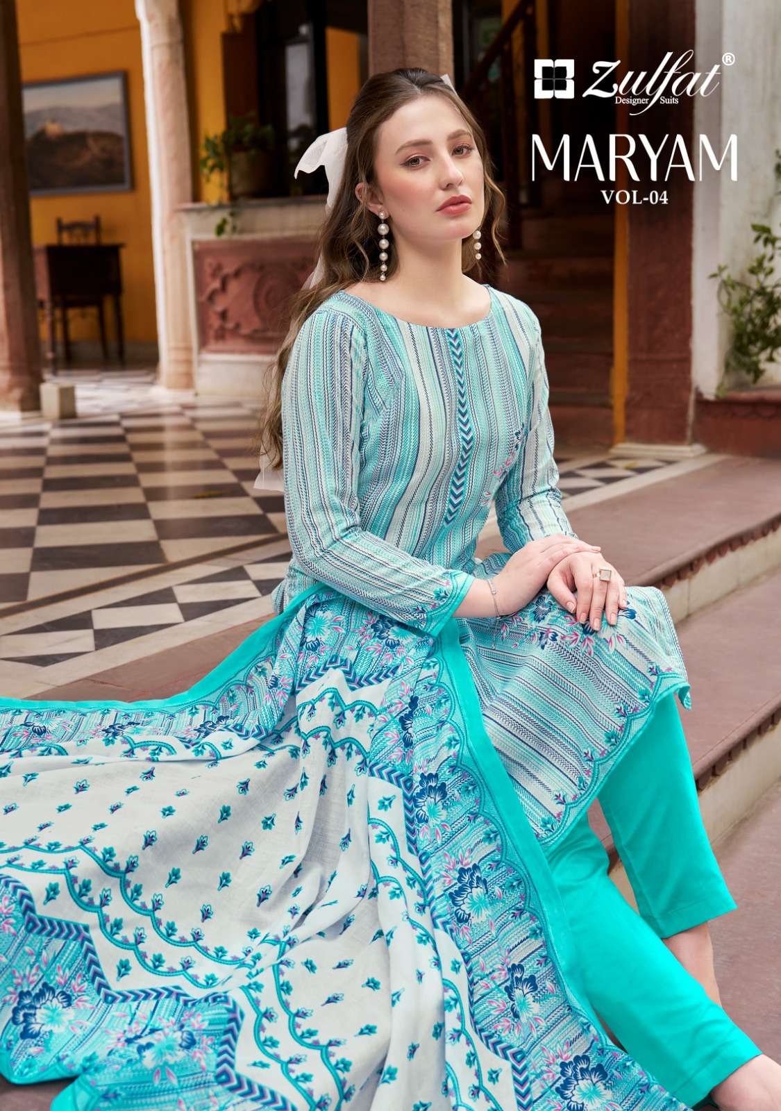 zulfat designer suits maryam vol 4 cotton exclusive look salwar suit catalog