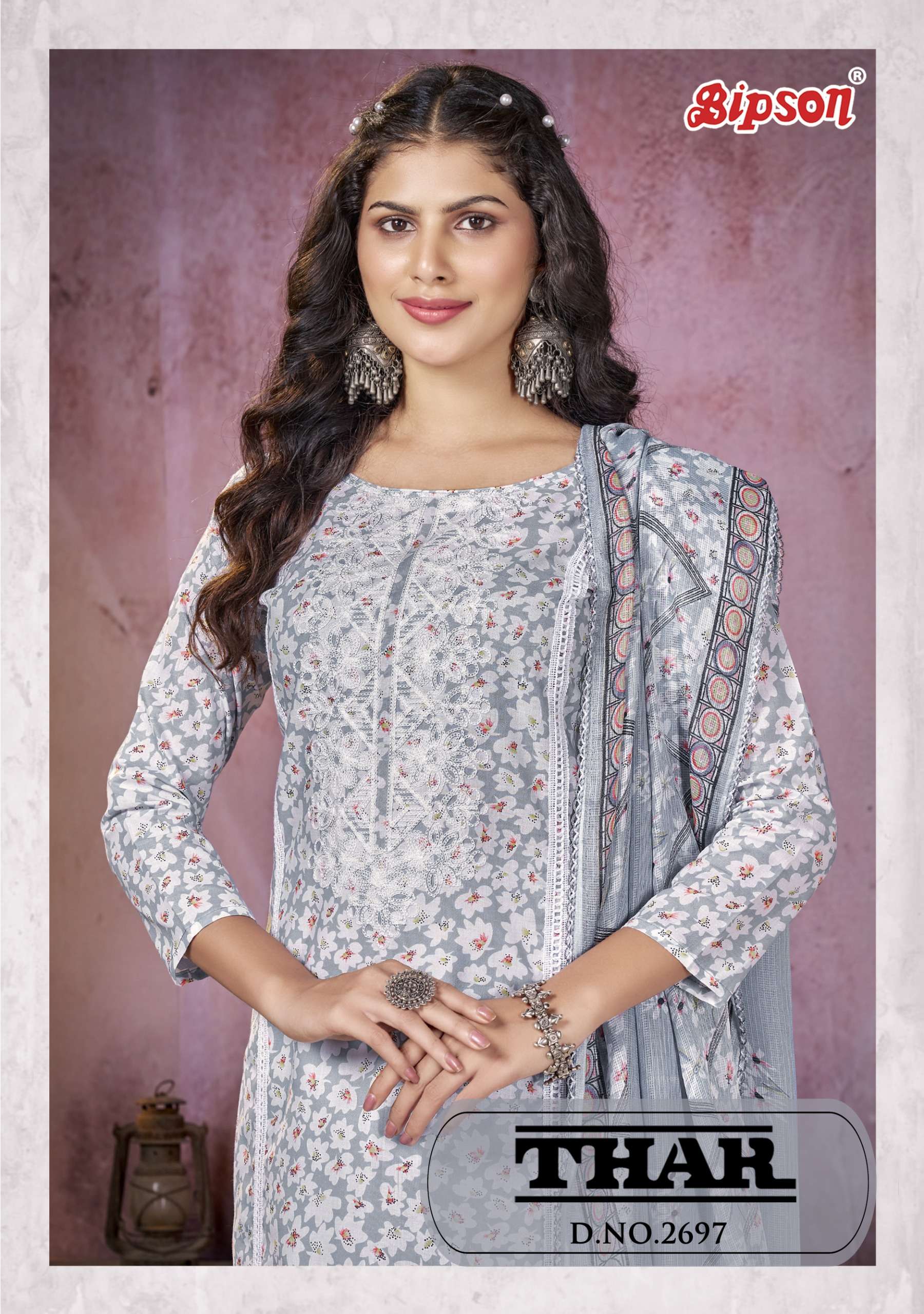 bipson thar 2697 cotton attrective print salwar suit catalog