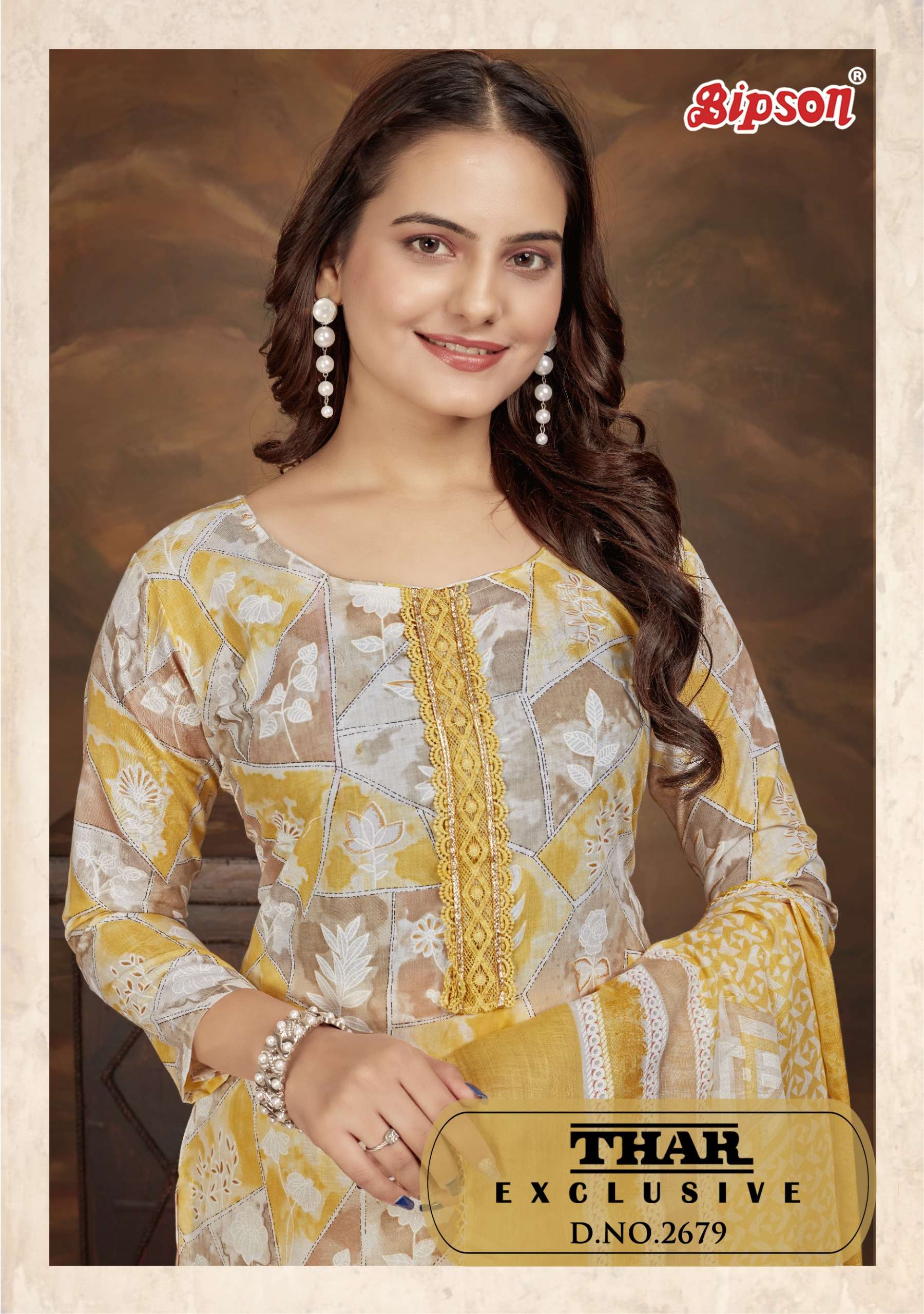 bipson thar exclusive 2679 cotton exclusive print salwar suit catalog