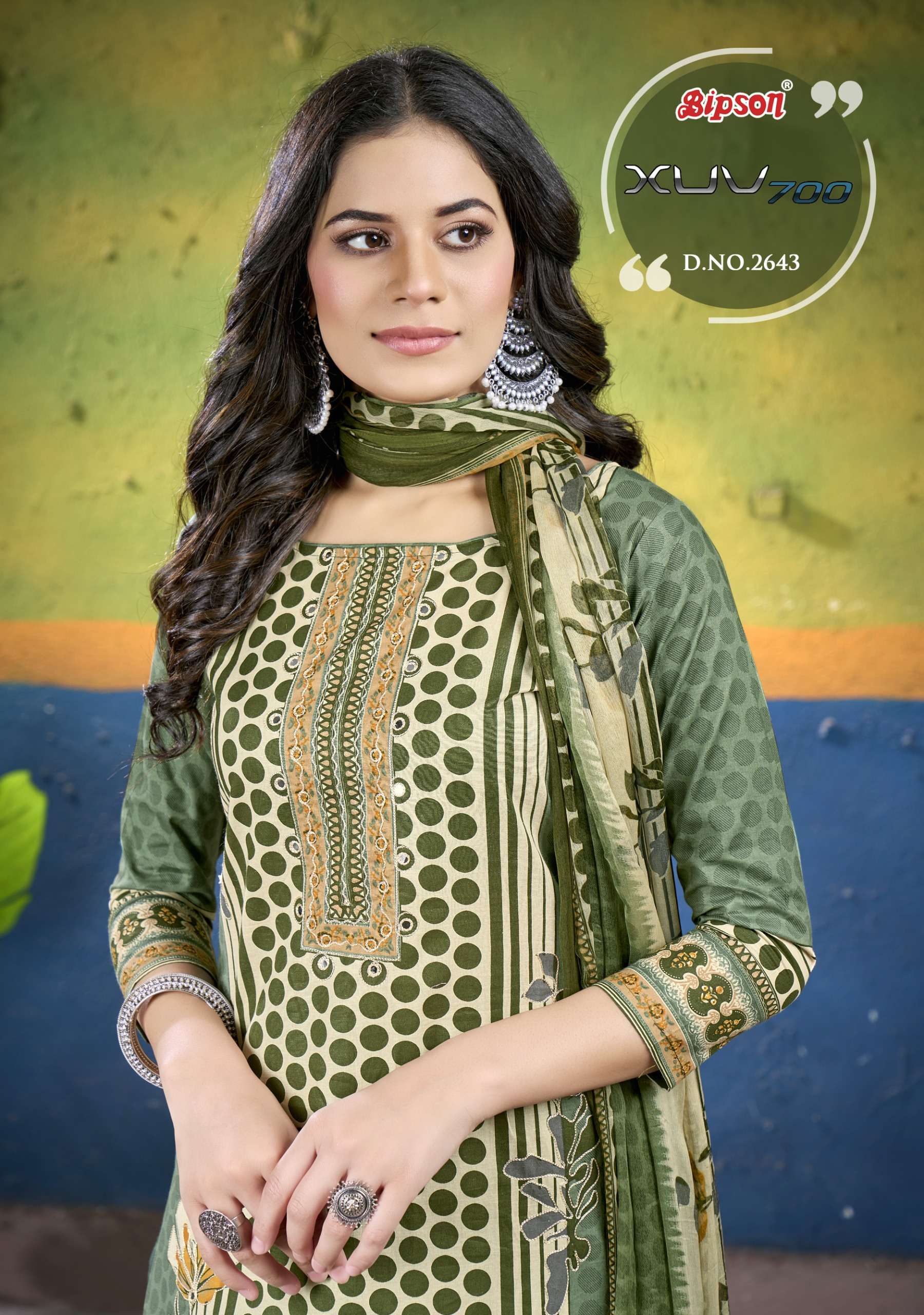 bipson XUV 700 2643 cotton exclusive print salwar suit catalog