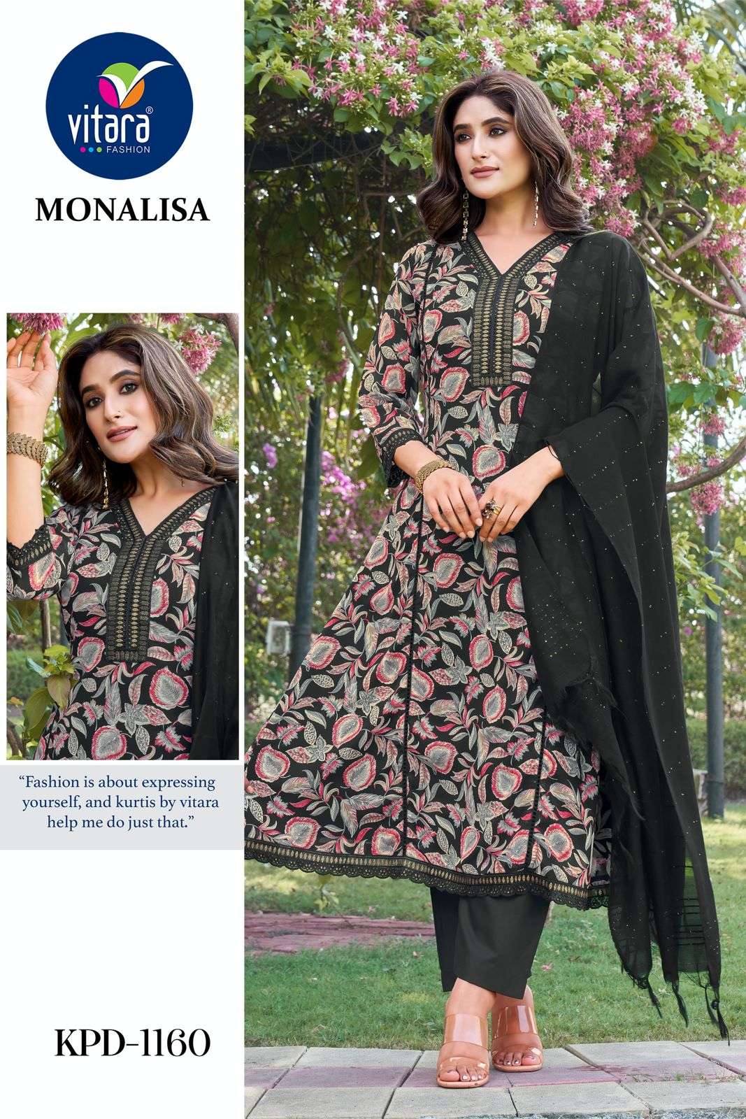 vitara fashion monalisa pic and choose georgatte innovative look kurti bottom with dupatta catalog