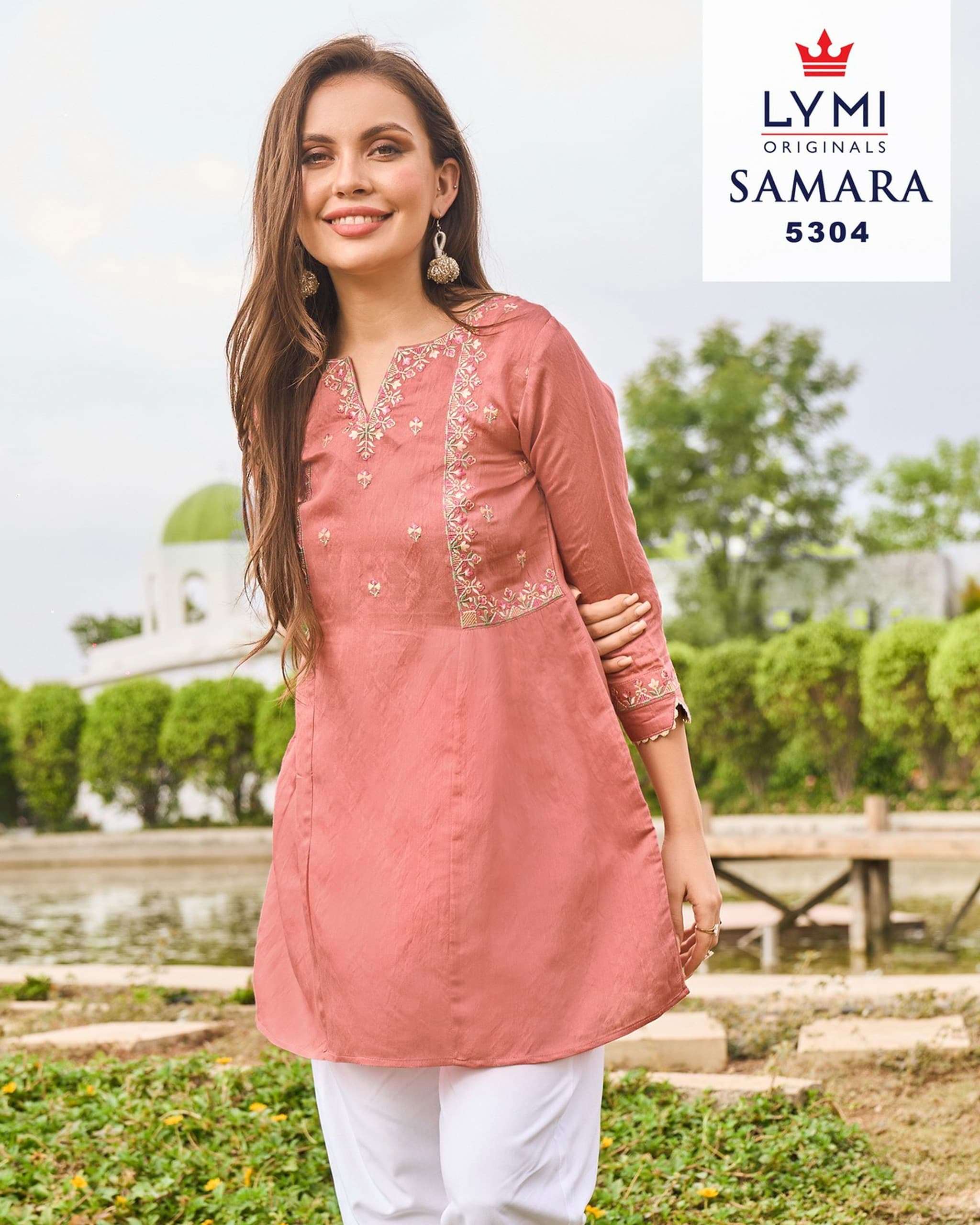 rangoon samara viscose attrective look top catalog