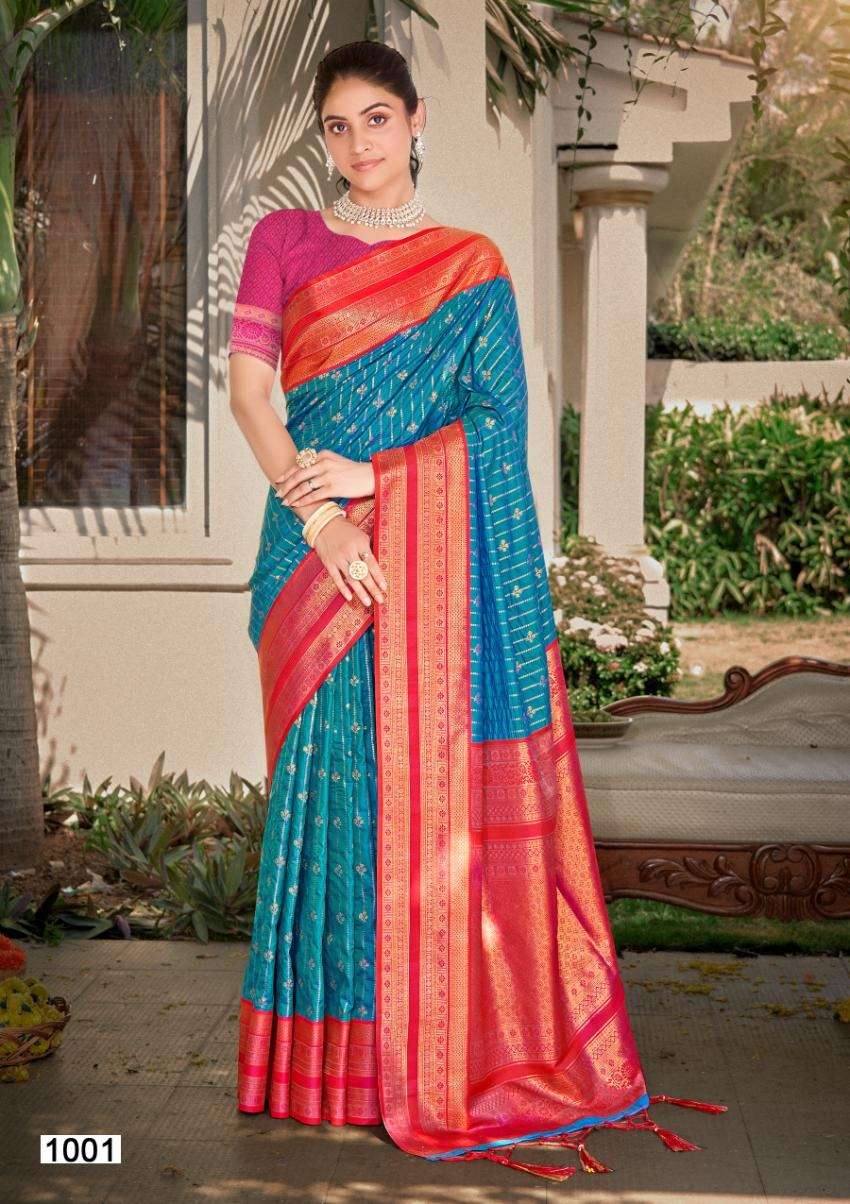 sangam prints bunawat daksh silk silk attrective look saree catalog