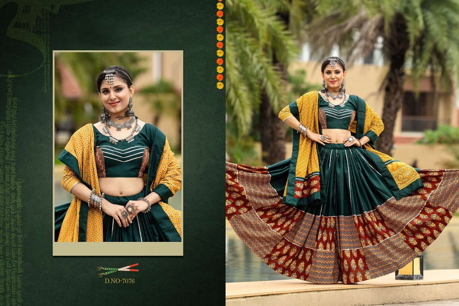 aawiya officeal Rajwadi Vol 10 cotton festive look lehenga catalog