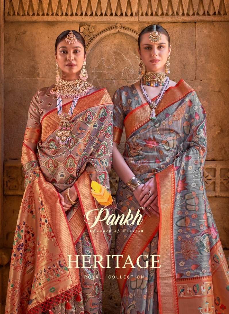 pankh hertiage royal fancy paithani exclusive look saree catalog