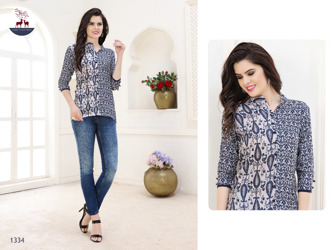 Mrigya Fiona digital top kurties Catalog