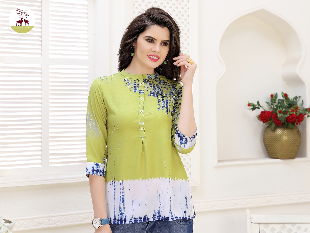 Mrigya Fiona digital top kurties Catalog