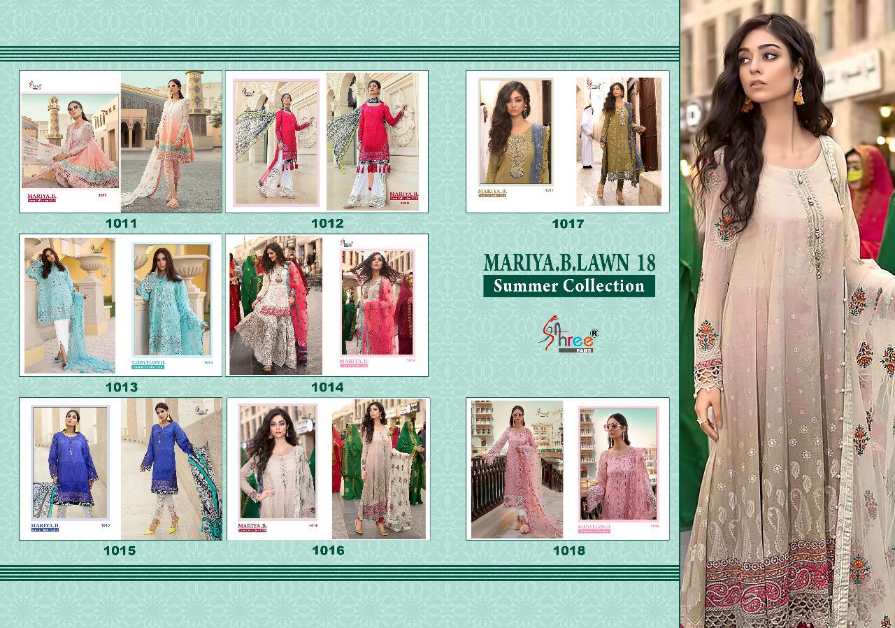 Shree Fabs mariya b lawn 18 collection  Salwar Kameez