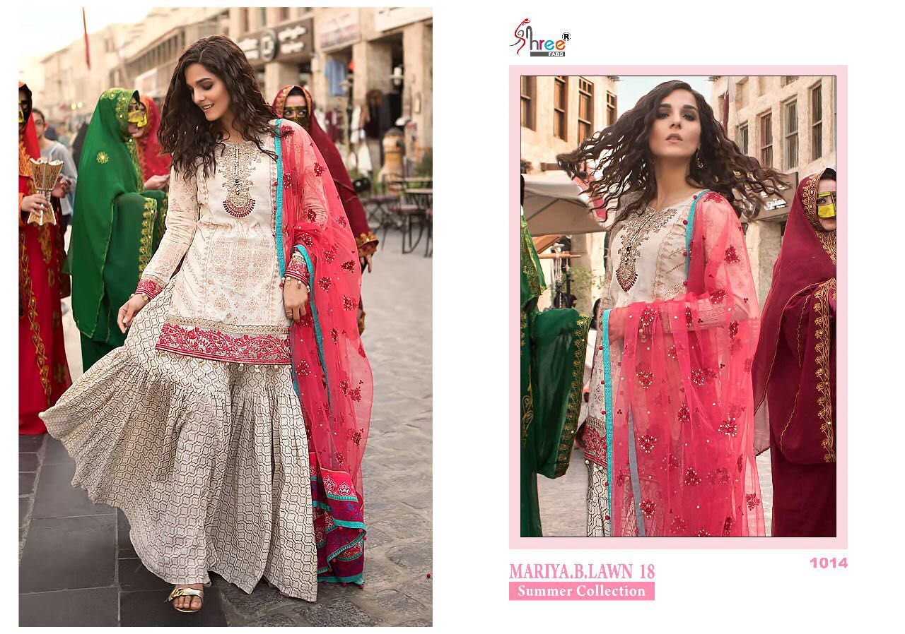 Shree Fabs mariya b lawn 18 collection  Salwar Kameez