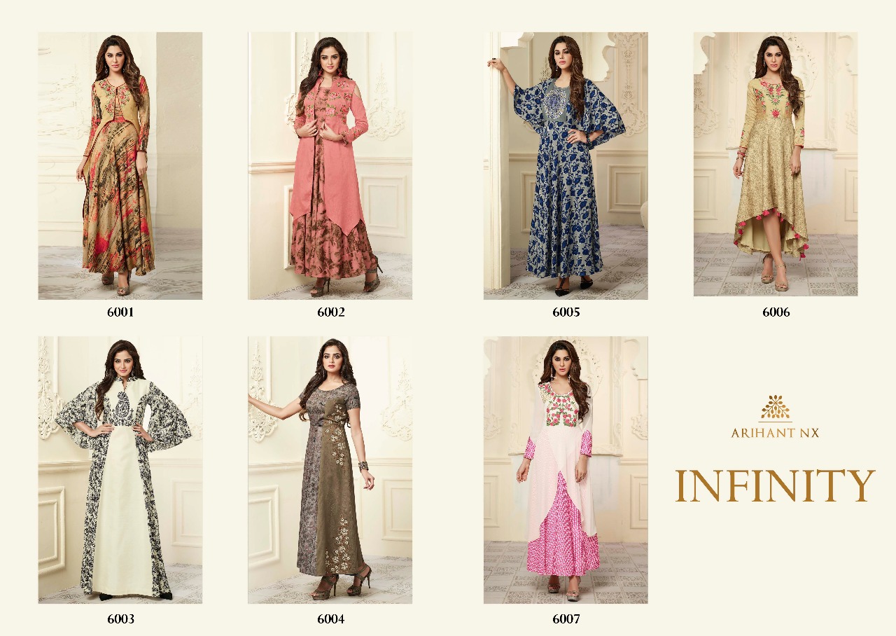 Arihant NX presents infinity summer collection stylish kurtis