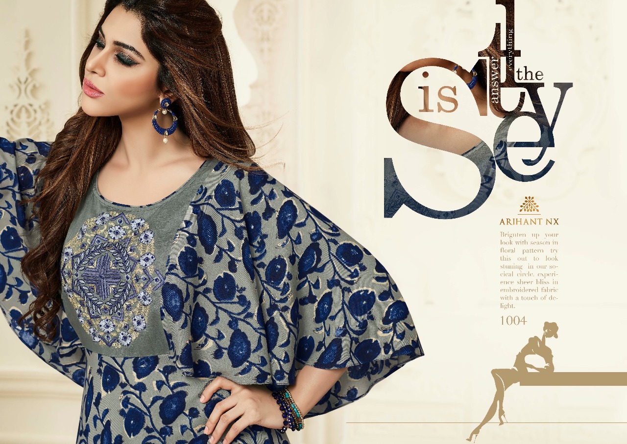 Arihant NX presents infinity summer collection stylish kurtis