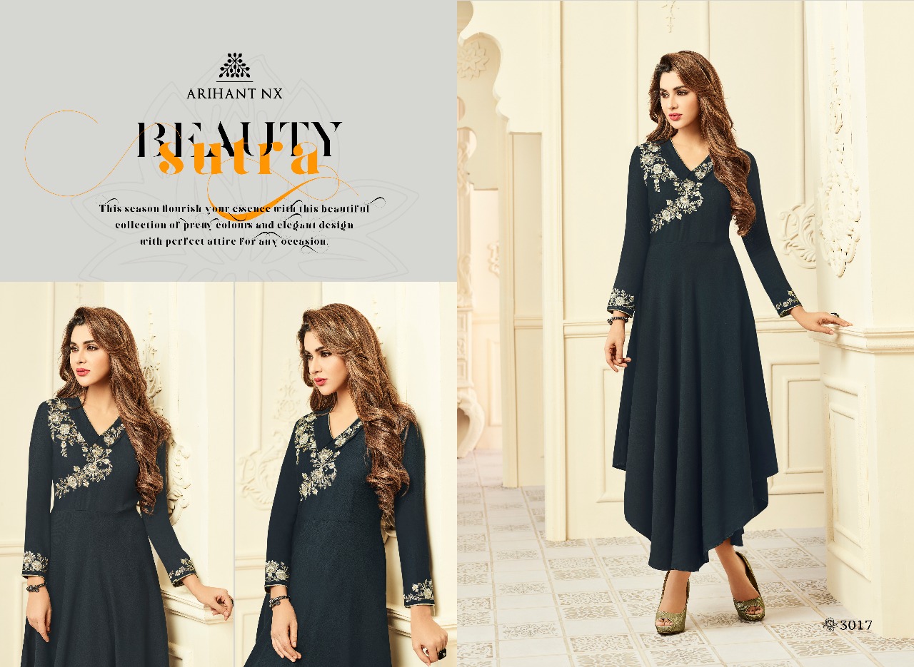 Arihant NX presenting floral vol 2 designer stylish collection of kurtis