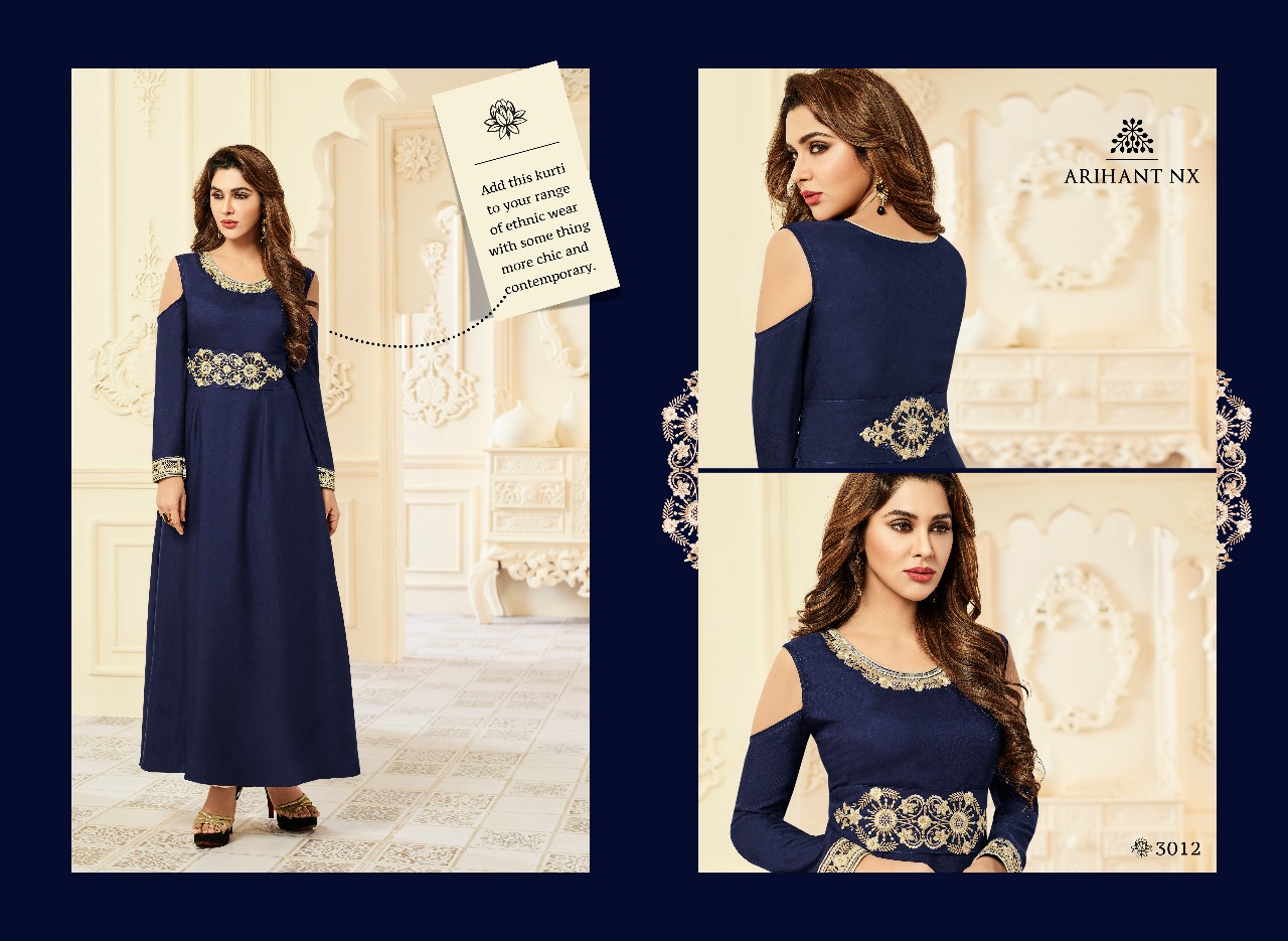 Arihant NX presenting floral vol 2 designer stylish collection of kurtis