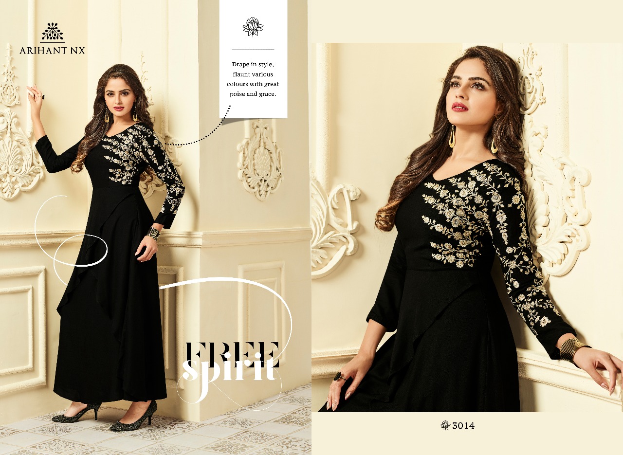 Arihant NX presenting floral vol 2 designer stylish collection of kurtis