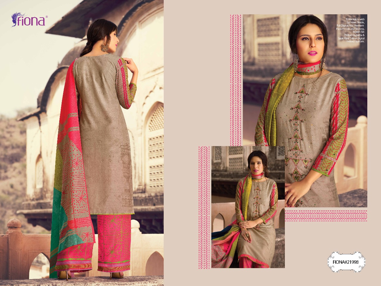 Fiona launch vero amore simple elegant look suits salwar kameez